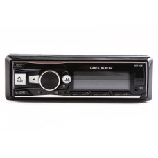 Автомагнітола Decker MDR-110 RGB BT/USB/MicroSD/ISO/доп. Роз єм/з ємний пан./ПДУ/Decker аудіо