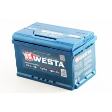 Акумулят. батарея 74 Ач Євро «Westa» Premium низькополий (гарантія 24 місяці)