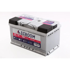 Акумулят. батарея 85 Ач Євро «Stroom» Silver низькопідлоговий з вічком