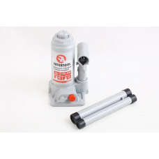Домкрат гідравлічний 2 т 158-308м Intertool з передохром.