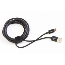 Кабель USB - microUSB 2.0A 2.0м Baseus Superior зиліконовий круглий чорний