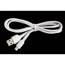 Кабель USB - microUSB 3.0A 1.0м Avantis круглий білий