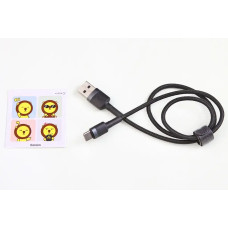 Кабель USB - Type-C 3.0А 0.5м Baseus Cafule нейлоновий круглий чорний/серий