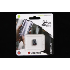 Карта пам яті microSDXC (UHS-1) class 10, 64Gb Kingston Canvas Select Plus