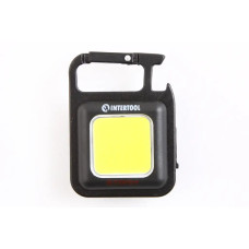 Деревина з ліхтарем і карабіном метал. Intertool