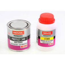 Ґрунт акриловий 1+1 Novol Protect 340 червоний 0.2л + відвердитель H5910 0.2л (реактивний)