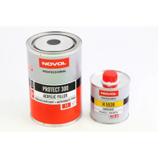 Ґрунт акриловий 4+1 Novol Protect 300 чорний 1л + відвердитель H5520 0.25л