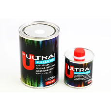 Ґрунт акриловий 5+1 Novol Ultra Line 100 білий 0.8л + відвердитель 0.16л