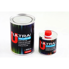 Ґрунт акриловий 5+1 Novol Ultra Line 100 сірий 0.8л + відвердитель 0.16л