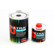 Ґрунт акриловий 5+1 Novol Ultra Line 100 чорний 0.8л + відвердитель 0.16л