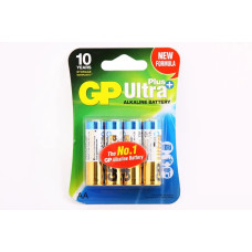Батарейка AA/LR6 Alkaline GP Ultra+ блістер