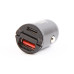 Зарядка в прикурювач 1USB/1Type-C QC 30Вт Hoco + кабель Type-C/Type-C чорний