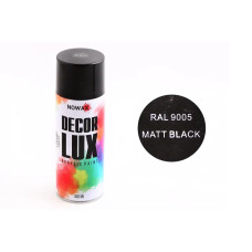 Фарба аерозольна Nowax Decor Lux 450мл 9005 чорний мат