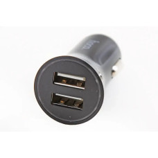 Зарядка в прикурювач 2USB 2.4A Hoco чорний
