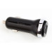 Зарядка в прикурювач 2USB 2.4A Hoco чорний/хром.