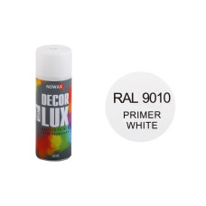 Пофарбована аерозольна земля акрил білий Nowax Decor Lux 450мл