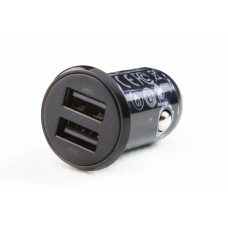 Зарядка в прикурювач 2USB 4.8A Baseus Grain Pro чорний