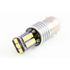 Лампа диодна 12В T25 30-SMD 4014 CAN з радіатором Cyclone 660лм