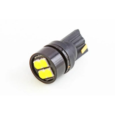 Лампа диодна 12В безцок. T10 4-SMD 3030-Samsung CAN Cyclone 300лм