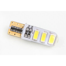 Лампа діодна 12В безцок. T10 6-SMD 5730 CAN сикон Cyclone 270лм