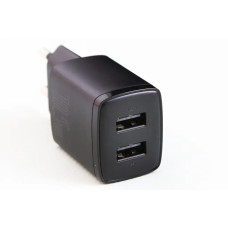 Зарядне в 220В 2USB 2.1А Baseus чорний