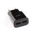 Зарядне в 220В 2USB 2.4A Hoco C88A + кабель iPhone чорний