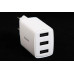 Зарядне 220В 3USB 3.4А Baseus білий