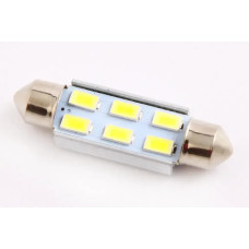 Лампа диодна 12В салону 41м 6-SMD 5630 CAN з радіатором Квант