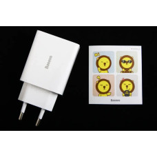 Заряднено QC 220В 20 Вт Type-C Baseus Speed Mini білий