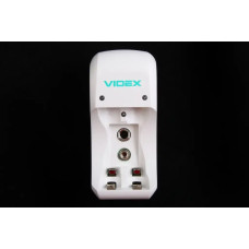 Зарядне устр-во для акумуляторних батарейок 2*A/AAA Videx 220В