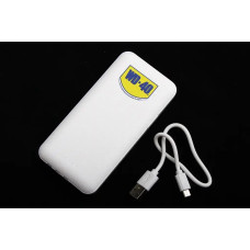 Заряднено напругове 10 000 м Ач Optima WD-40 1USB 2.0 а з переходами білий