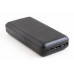 Заряднено напругове 20 000 м Ач XO 2USB 1Type-C 2.0А чорний