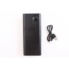 Напружене Brevia 2USB 1Type-C LED-дислей чорний