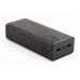Напружене Brevia 2USB 1Type-C LED-дислей чорний