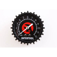 Манометр для пістолета підкачки Intertool 1/4 різьблення ззаду