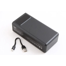 Напружене XO 4USB 2Type-C 2.0A LED-дисплей з ліхтарем. Чорний
