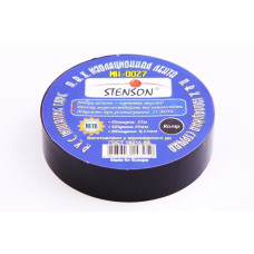 Зелента ПВХ 25м Stenson 0.13*19м чорна