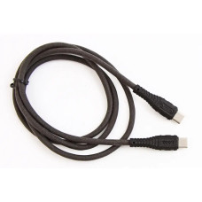 Type-C - Type-C 60 Вт 1.0м Hoco X67 фіолетовий круглий чорний кабель