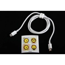 Type-C - Type-C 100 Вт 1.0м Baseus Superior фіолетовий круглий білий