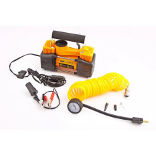 Компресор 360Вт/150psi/85л Сила Трофі на затисках 2-цил. в кейсі, маном.