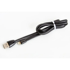 Кабель USB - iPhone 2.0A 1.0м Avantis каучуковий плоский чорний