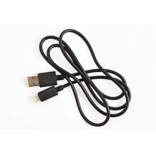 Кабель USB - iPhone 2.4A 1.0м Hoco X88 силіконовий круглий чорний