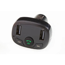 Додаток для радіохвилі в прикур. Bluetooth 4.2 Baseus S-09A 2USB 3.4А/microSD
