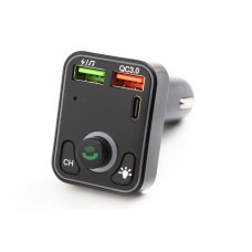 Модуль керування радіохвилями в прикур. Bluetooth 5.0 Celsior FMT-CL23 2USB + Type-C/microSD