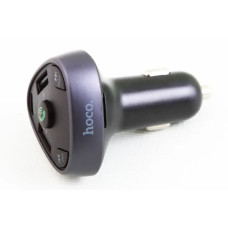 Додаток для радіохвилі в прикур. Bluetooth 5.0 Hoco E51 2USB 3.1А + Type-C QC 18Вт/microSD