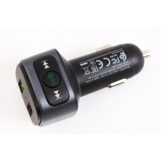 Додаток для радіохвилі до прикур. Bluetooth 5.0 Hoco E67 2USB QC 18Вт