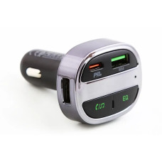 Додаток для радіохвилі до прикур. Bluetooth 5.0 Hoco E70 2USB QC 18Вт + Type-C QC 30Вт/microSD
