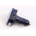 Додаток для радіохвилі в прикур. Bluetooth 5.0 Hoco E75 2USB QC 18Вт + Type-C QC 30Вт/AUX+кабель