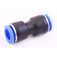 Зєднання швидкоразове для пневмонтрубки пряме d10*10м Flagmus