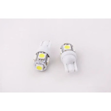 Лампа діодна 12В безцок. T10 5-SMD 5050 Квант (2 шт.)